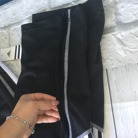 Mens Adidas Black White - Picture 3 of 7